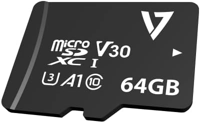 V7 VPMD64GU3 64 GB Mikro SDXC V30 U3 A1 Sınıf10