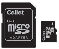 Motorola RAZR MAXX VE Telefon için SD Adaptörlü Cep Telefonu microSD 2GB Hafıza Kartı.
