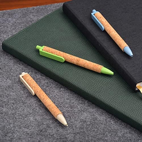 Hamurubı Çevre Dostu Tükenmez Kalemler 1.0 mm Orta Mürekkep Yedekler Geri Çekilebilir Yazma Kalemler Sürdürülebilir