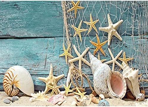 Toulideifaria Plaj Elmas Boyama Kitleri 5D Elmas Boyama Kitleri Yetişkinler için Elmas Sanat Kabuklu Denizyıldızı