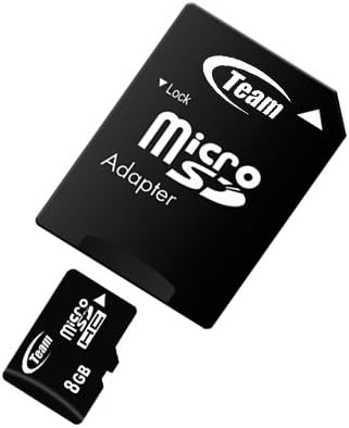 8GB sınıf 10 microSDHC takım yüksek hızlı 20MB / Sn hafıza kartı. LG SPYDER II 840 LX370 telefon için Yanan Hızlı