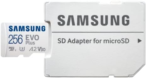 Samsung Evo Artı 256 GB Mikro SDXC Hafıza Kartı Sınıf 10 (MB-MC256KA) Android Galaxy Cep Telefonları ile Çalışır A10e,