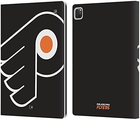 Kafa Çantası Tasarımları Resmi Lisanslı NHL Büyük Boy Philadelphia Flyers Deri Kitap Cüzdan Kılıf Kapak Apple iPad