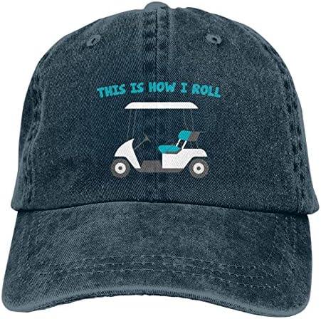 Bu Nasıl Rulo golf arabası beyzbol şapkası erkek beyzbol şapkası Yıkanabilir Ayarlanabilir kadın Güneş Şapkaları