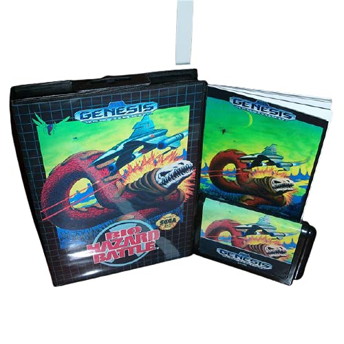 Aditi Biyo Tehlike Savaş ABD Kapak ile Kutu ve Manuel Genesis Sega Megadrive Video Oyun Konsolu 16 bitlik MD Kartı