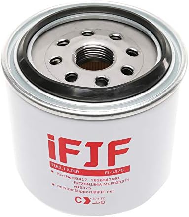 ıFJF FD3375 Spin-on Yakıt Su Ayırıcı Filtre için 33217 Yedek E250 E350 F250 F350 7.3 L 1988-1994 Dizel Motorlar Değiştirir