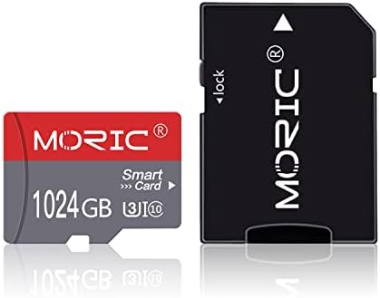 1TB Mikro SD Kart Adaptörü ile Sınıf 10 microSDXC Yüksek Hızlı 1024GB Hafıza Kartı Akıllı Telefon, kamera, Çizgi Kam,