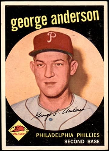 1959 Topps 338 Sparky Anderson Philadelphia Phillies (Beyzbol Kartı) ESKİ + Phillies