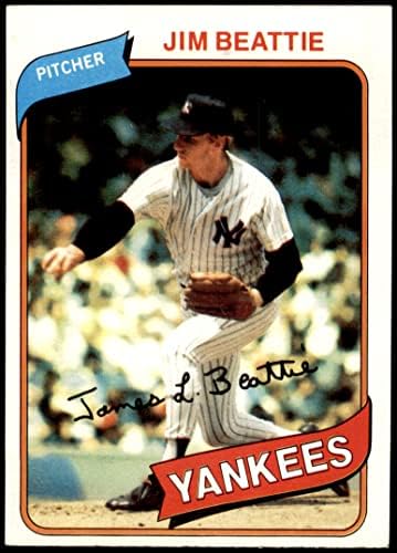 1980 Topps 334 Jim Beattie New York Yankees (Beyzbol Kartı) Dekanın Kartları 5-ESKİ Yankees