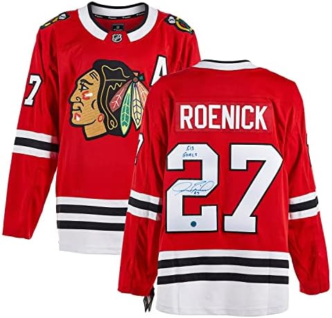 Jeremy Roenick Chicago Blackhawks İmzalı Gol Fanatikleri Forması - İmzalı NHL Formaları