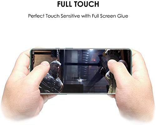 Akcoo [3 Paket] OnePlus 8 UV Ekran Koruyucu, [Tam Ekran Yapıştırıcı] Oneplus 8 temperli cam filmi ile uyumlu parmak