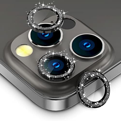 CloudValley Kamera Lens Koruyucu iPhone 13 Pro-iPhone 13 Pro Max, Temperli Cam Filmi, Alüminyum Alaşımlı Lens Koruyucu
