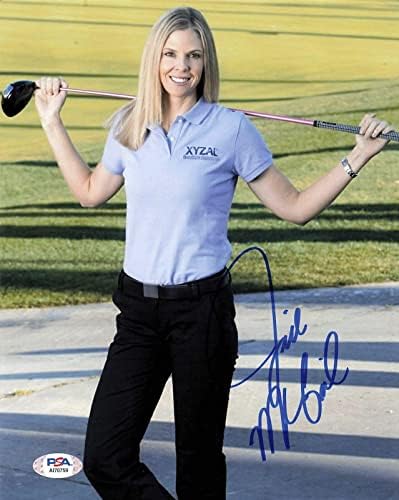 Jill McGill imzalı 8x10 fotoğraf PSA / DNA İmzalı Golf-İmzalı Golf Fotoğrafları