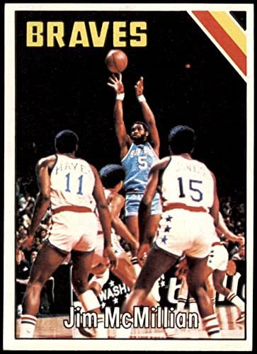 1975 Topps 27 Jim McMillian Buffalo Braves-BskB (Basketbol Kartı) ESKİ/MT Braves-BskB Columbia Üniversitesi