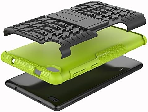 Tablet PC Kılıf Tablet Kapak ile Uyumlu Lenovo Tab E7 7.0 / 7104F Lastik Doku Darbeye TPU+PC Koruyucu Kılıf ile Katlanır