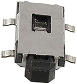 X-DREE 10 Adet Anlık Dokunsal İnceliğini basmalı düğme anahtarı 6x4x1. 9mm 4 Pin SMD SMT(Interruptor de pulsador de