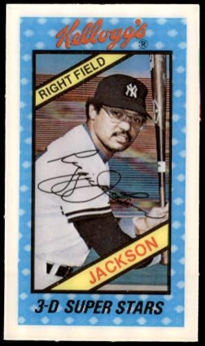 1980 Kelloggs 26 Reggie Jackson New York Yankees (Beyzbol Kartı) NM / MT Yankees