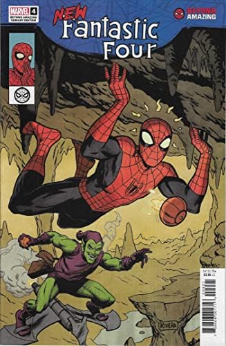 Yeni Fantastik Dörtlü 4A VF | NM ; Marvel çizgi romanı / İnanılmaz Örümcek Adam varyantının Ötesinde