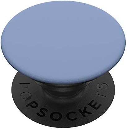 Basit Şık Düz Renk Açık Deniz Salyangozu Mavi PopSockets PopGrip: Telefonlar ve Tabletler için Değiştirilebilir Kavrama