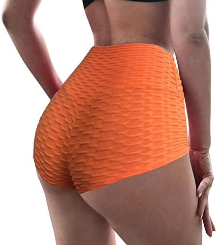 RUIVE kadın Kabarcık Bez Şeftali Kalça fitness pantolonları Süper Kısa Seksi Yoga Şort