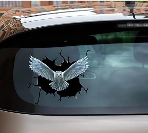 Kamelya Baskı Baykuş Duvar Çıkartması Baykuş Sticker Araba Meme Soğutucu Otomatik Atickers Yüzler için Kalıp Kesim