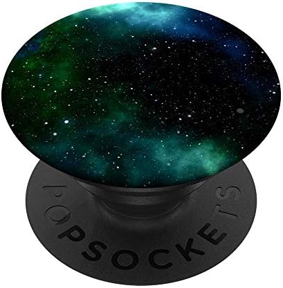 Cool Boys Galaxy Siyah Beyaz Mavi Deniz Mavisi Yeşil Bulutsusu Tasarımları PopSockets PopGrip: Telefonlar ve Tabletler