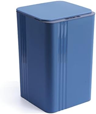 XFGDE sensörlü çöp kovası Büyük Kapasiteli Tuvalet Banyo çöp tenekesi Mutfak Otomatik İndüksiyon Kutusu kapaklı (Renk: