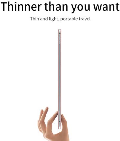 PERFECTSİGHT Manyetik Çerçevesiz Akıllı Kılıf ile Uyumlu iPad Pro 12.9 4rd Gen 2020, [Destek Kalem Şarj] Trifold Standı