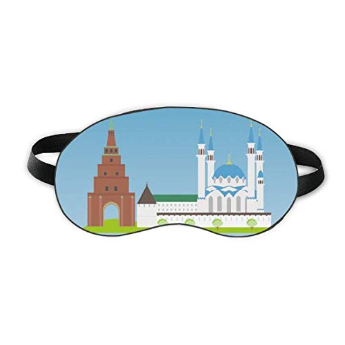 Kazan Rusya Ulusal sembol Desen Uyku Göz kalkanı Yumuşak Gece körü körüne Gölge Kapak
