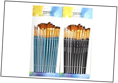 STOBOK 12 adet Boyama Fırçası Boyama Fırçası Seti suluboya fırçası Kalemler Çizim Fırça Seti Sanat Boya Fırçası Seti
