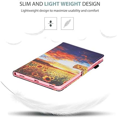 Galaxy Tab A 10.1 2019 Kızlar için Kılıf, Tab A 2019 10.1 Kılıf, APOLL PU Deri Darbeye Dayanıklı Folio standı samsung
