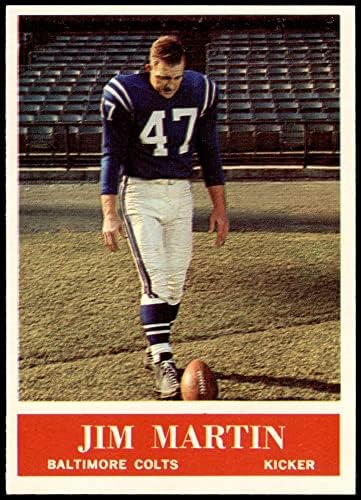 1964 Philadelphia 5 Jim Martin Baltimore Colts (Futbol Kartı) NM / MT Colts Notre Dame