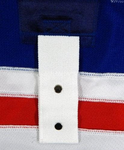 -17 New York Rangers Robin Kovacs 71 Maç Kullanılmış Mavi Forma Sezon Öncesi 56 22 - Maç Kullanılmış NHL Formaları