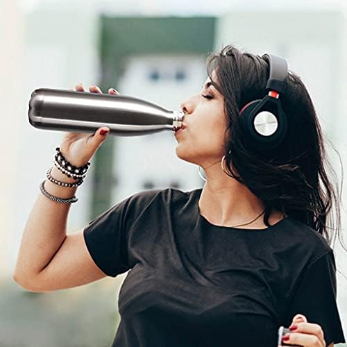 WSSBK 500/1000ml Paslanmaz Çelik Su Şişesi Taşınabilir çay şişesi için Uygun Açık Spor Kamp Yürüyüş Bisiklet Spor
