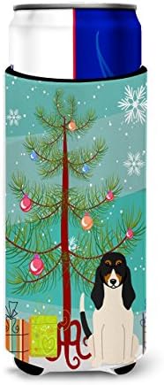 Caroline's Treasures BB4169MUK Merry Christmas Ağacı İsviçre Tazı İnce kutular için Ultra Kucaklayıcı, Soğutucu Kol