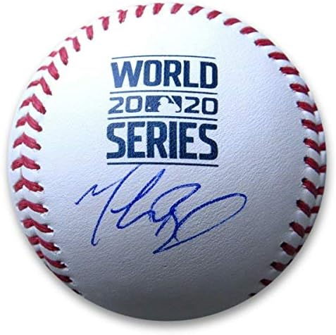 Mookie Betts İmzalı 2020 Dünya Serisi Resmi Beyzbol Dodgers MLB İmzalı Beyzbol Topları İmzaladı