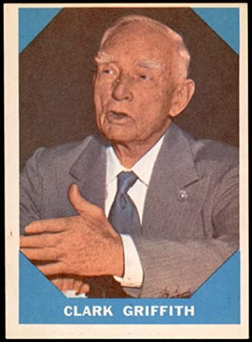 1960 Fleer 15 Clark Griffith Washington Senatörleri (Beyzbol Kartı) ESKİ Senatörler