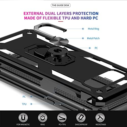 LeYi Not 8 Telefon Kılıfı için, Samsung Galaxy Not 8 Kılıf ile [2 Paket] 3D Kavisli Ekran Koruyucu, [Askeri Sınıf]