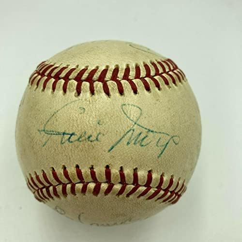 Willie Mays 1973 New York Mets Takımı İmzaladı Ulusal Beyzbol Ligi-İmzalı Beyzbol Topları