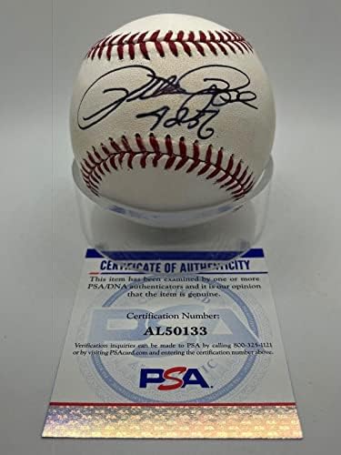 Pete Rose 4256 Reds İmzalı İmza Resmi MLB Beyzbol PSA DNA'sı * 33 İmzalı Beyzbol Topları