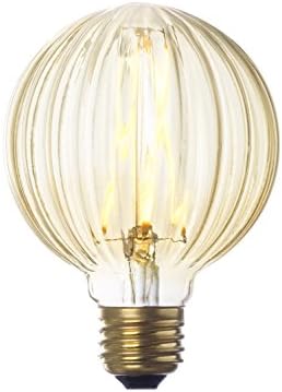 Brooklyn Ampul A. Ş. Faceted LED küre ampul, G25 yuvarlak Edison ışık, sıcak beyaz Glow, dim (E26) 4 W, nemli bulunan,