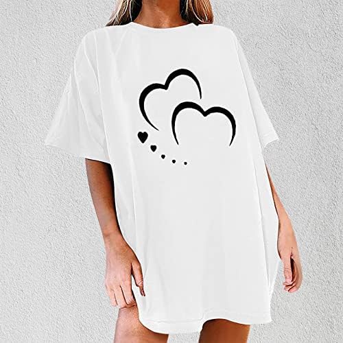 Bayan Brunch Bluz Yaz Sonbahar 2023 Elbise Moda Kısa Kollu Crewneck Grafik Üst Gömlek Bayanlar için C0 C0