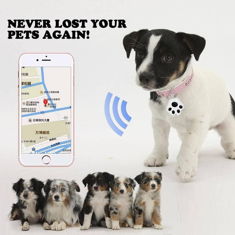 Mini Eşya Bulucu, Köpek GPS Takip Cihazı, Aylık Ücret Yok Uygulama Bulucu, Bagaj/Çocuk/Evcil Hayvan Bluetooth Alarmları