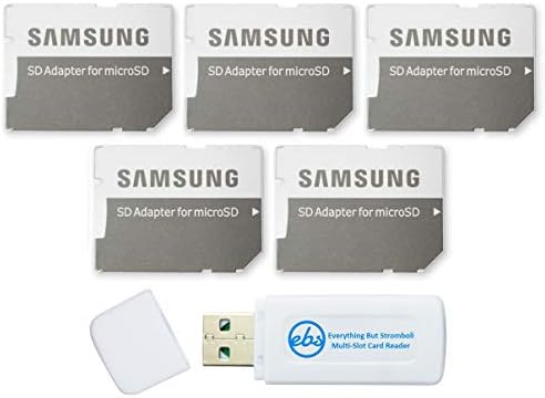Samsung Micro'dan SD Hafıza Kartı Adaptörüne (Toplu 5'li Paket) (1) Stromboli Micro ve SD Kart Okuyucu Hariç Her Şeyi