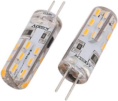 Aexıt 5 Adet G4 Aydınlatma armatürleri ve kontrolleri AC 220 V 24 LEDs 3014SMD COB LED Silikon Mısır Ampul Sıcak Beyaz