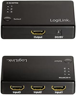 LogiLink HD0042-HDMI Anahtarı, 3x1 Bağlantı Noktası, 1080p / 60 Hz